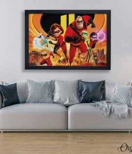 The Incredibles | Cartoon Poster Wall Art