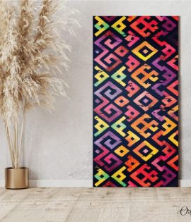 Colorful Geometric Abstract Art Abstract Wall Art