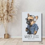worry less music more poster wall art