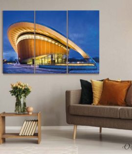 berlin concert hall Germany architecture wall art