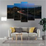 the highway among mountains architecture wall art