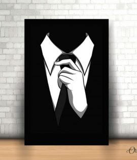 black and white poster wall art