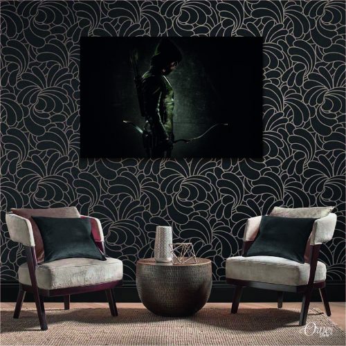 arrow oliver queen side pose tv poster wall art