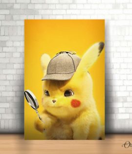 detective pikachu cartoon poster wall art