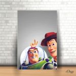 woody and buzz toy story cartoon poster wall art