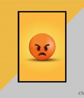 angry red emoji