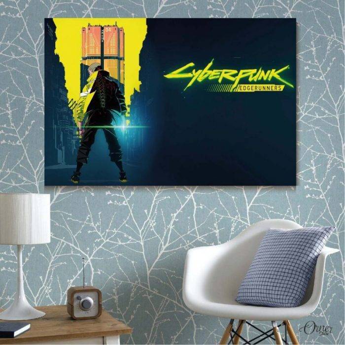 cyberpunk edgerunners game poster wall art