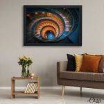 Vortex Stairs Of Vatican Stairs (Single Panel) | Architecture Wall Art
