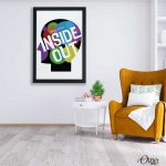 Inside Out Movie Poster Pop Head | Movie Poster Wall Art