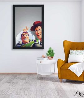 Woody And Buzz | Toy Story | Cartoon Poster Wall Art