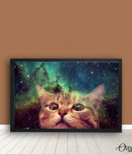 Space Cat | Animals Posters Wall Art
